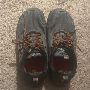 Men's Black and Orange Athletic Shoes